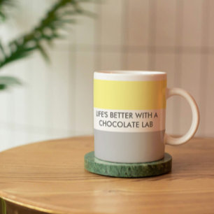 Caneca De Café Citação Divertida para Amante de Cachorros Moderno
