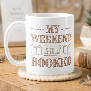 Caneca De Café Citação Divertida Para Amantes de Livros