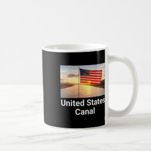 Caneca De Café Citação do Canal dos Estados Unidos Trump 1 