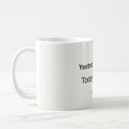 Caneca De Café Citação do Desenvolvedor Legado de Lógica de Ontem