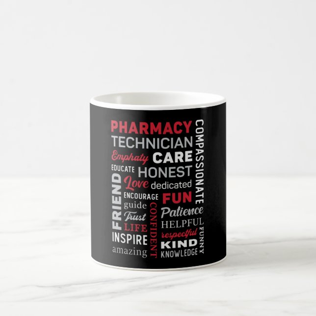 Caneca De Café Citação do Farmacêutico de Medicina Técnica da Far (Centro)
