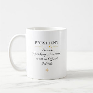 Caneca De Café Citação do Gabinete do Presidente