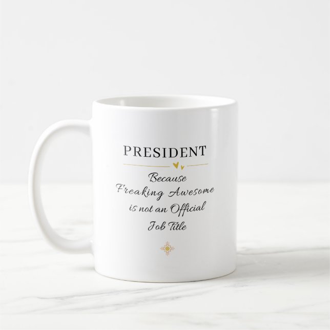 Caneca De Café Citação do Gabinete do Presidente (Esquerda)