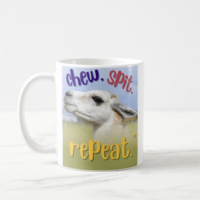 CANECA DE CAFÉ CITAÇÃO DO LLAMA (Esquerda)