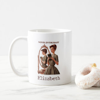 Caneca De Café Citação do Lover do Livro Entusiasta Novo