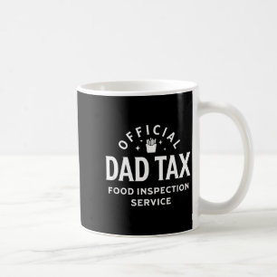 Caneca De Café Citação do Pai do Dia dos Pais Dizendo Pai Imposto