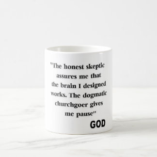 Caneca De Café citação engraçada anti-religião