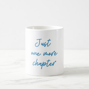 Caneca De Café Citação engraçada de amante de livros em azul