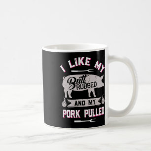 Caneca De Café Citação engraçada de churrasco na grelha porco car