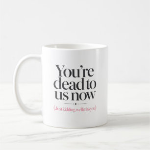 Caneca De Café Citação engraçada de despedida para colega de trab