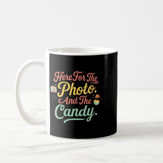 Caneca De Café Citação engraçada de foto de Páscoa para mulheres  (Esquerda)