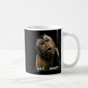 Caneca De Café Citação engraçada de gíria de macaco espere o que