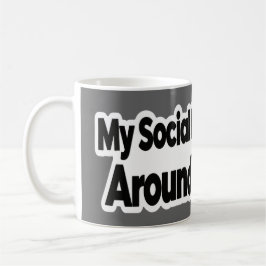 Caneca De Café Citação engraçada de introvertido relacionável Can