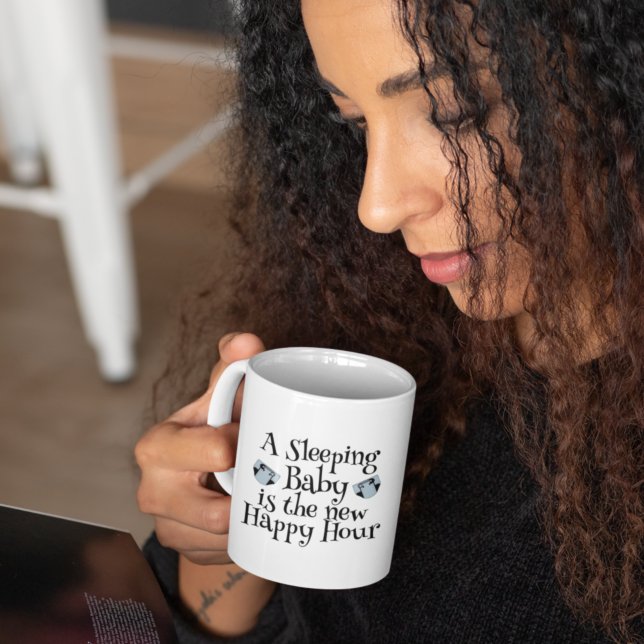 Caneca De Café Citação engraçada de maternidade na hora da soneca (Criador carregado)