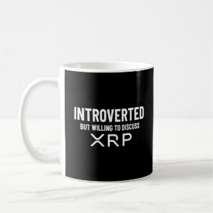 Caneca De Café Citação engraçada de meme de criptomoeda XRP intro