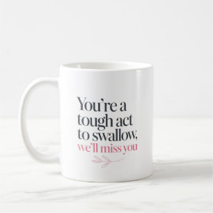 Caneca De Café Citação engraçada de novo emprego para colega de t