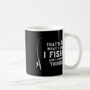 Caneca De Café Citação Engraçada de Peixe Isso É o Que Eu Faço E