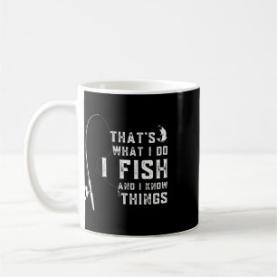 Caneca De Café Citação Engraçada de Peixe Isso É o Que Eu Faço E 