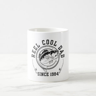 Caneca De Café Citação Engraçada de Pesca Carinha Legal de Pai De