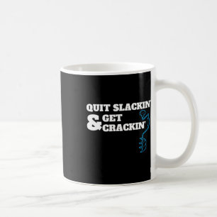 Caneca De Café Citação engraçada de pesca no gelo para pescadores