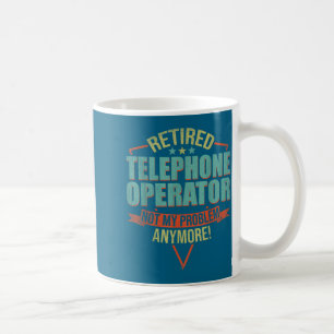 Caneca De Café Citação Engraçada Para Operadora de Telefone Apose