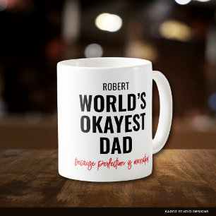 Caneca De Café Citação engraçada personalizada para o Papai