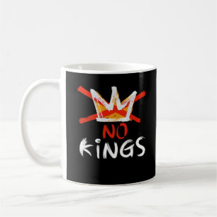Caneca De Café Citação engraçada sem rei estilo criativo retrô