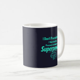 Caneca De Café Citação engraçada sobre procrastinação no TDAH - N