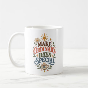 Caneca De Café Citação Especial de Estilo de Vida Positivo para D