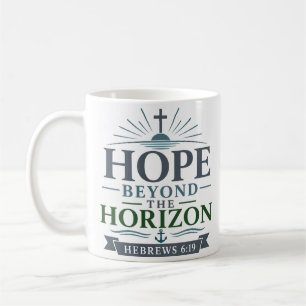 Caneca De Café Citação Espiritual Devocional Esperança Além do Ho