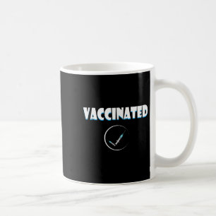 Caneca De Café Citação Gráfica De Humor Engraçado Vacinada Ch