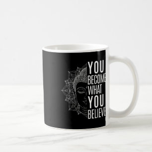Caneca De Café Citação Inspiradora da Lei da Atração Buda Espirit