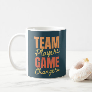 Caneca De Café Citação Inspiradora de Trabalho em Equipe Presente