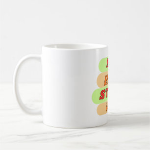 Caneca De Café Citação Inspiradora Feminina Coração Macio Mente F