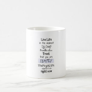 Caneca De Café Citação Inspirativa