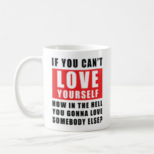 Caneca De Café Citação Inspirativa