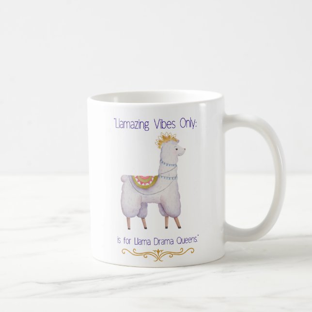 CANECA DE CAFÉ CITAÇÃO LLAMA (Direita)