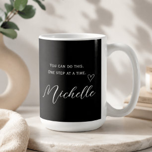 Caneca De Café Citação Minimalista Você Pode Fazer Isso Persona