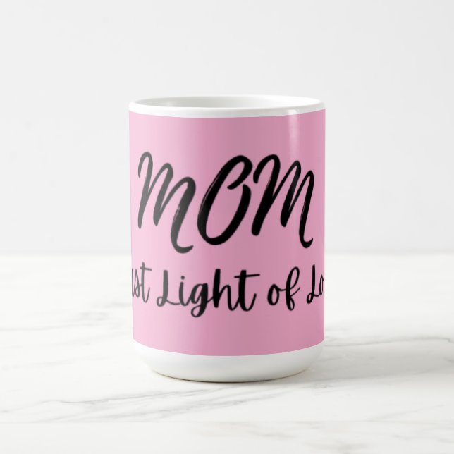 Caneca De Café Citação "MOM First Light of Love" (Centro)