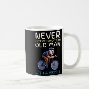 Caneca De Café Citação Motivacional de Bicicleta de Velho - Cicli