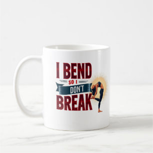 Caneca De Café Citação Motivacional de Malhação Yoga