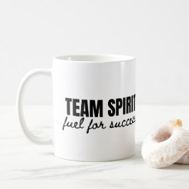 Caneca De Café Citação Motivacional Espírito de Equipe Funcionári