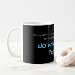 Caneca De Café Citação motivacional para sua saúde mental diária
