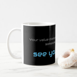 Caneca De Café Citação motivacional para sua saúde mental diária