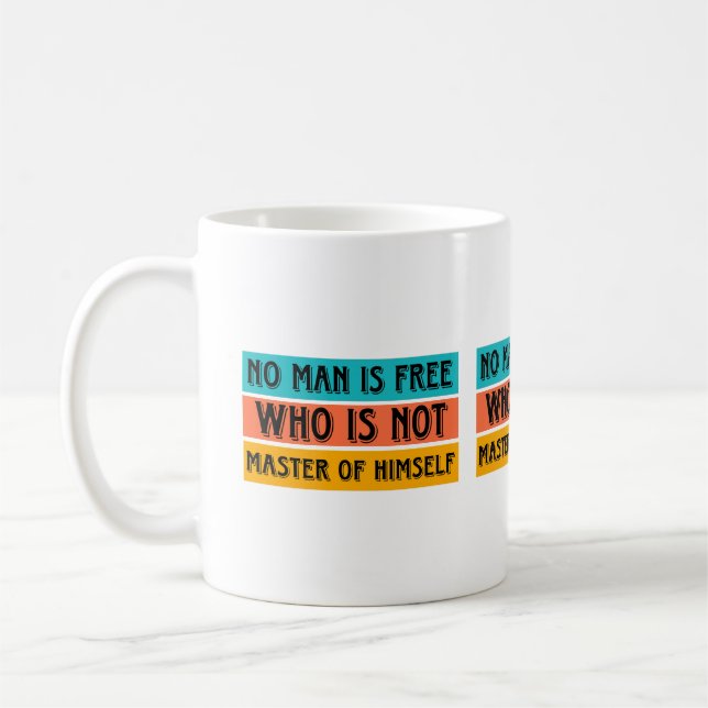 Caneca De Café Citação motivadora Mug (Esquerda)