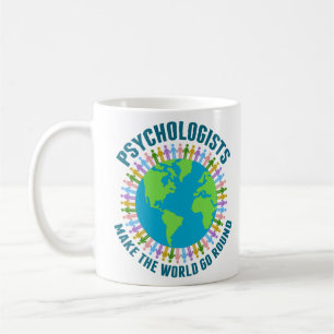 Caneca De Café Citação Mundial Psicóloga Bonita sobre Psicologia