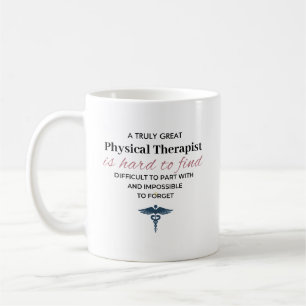 Caneca De Café Citação Personalizada de Excelente Fisioterapeuta