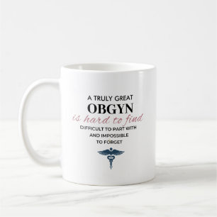 Caneca De Café Citação Personalizada de Grande OBGYN