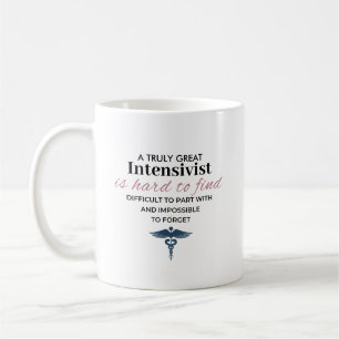 Caneca De Café Citação Personalizada de Intensivista Excelente