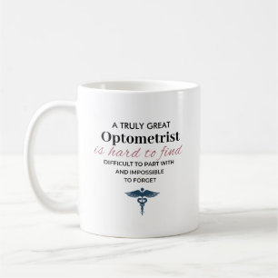 Caneca De Café Citação Personalizada de um Ótimo Optometrista